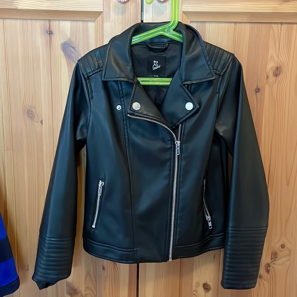 Art Class Faux Leather Jacket